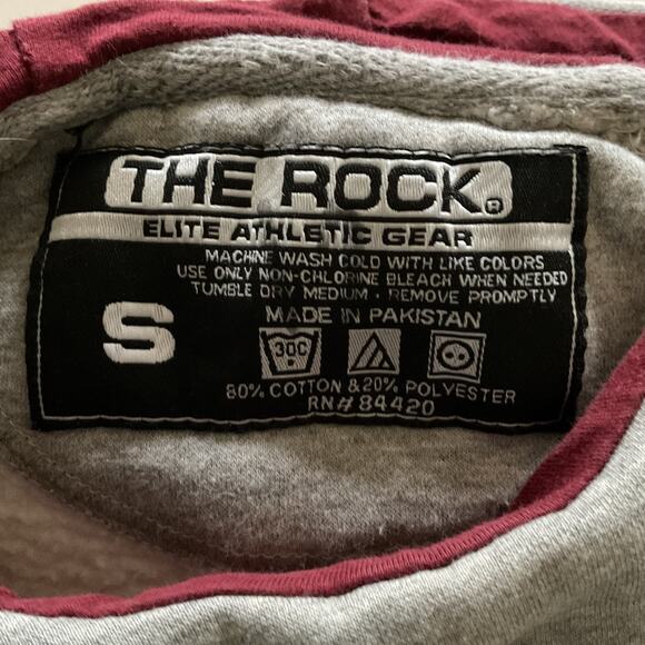 Eastern University PA Hoodie Sweatshirt Gray Mens S The Rock Elite Athletic Gear - Picture 7 of 7